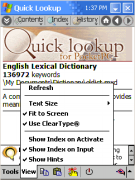 Quick Lookup for Pocket PC