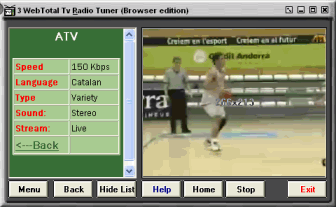 WebTotal TV & Radio Tuner