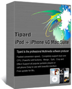 Tipard iPod + iPhone 4G Mac Suite