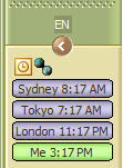 Time Zone Clock Software - ZoneTick