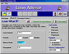loan amortization calculator - Loan Advisor screen shot