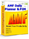 AMF Daily Planner Weekly Planner Day planner software
