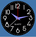 Desktop Atomic Alarm Clock, Round Clock