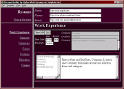 Interactive Resume Builder