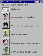 Electronic Recipe Manager