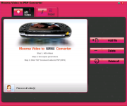Mooma video to PSP converter