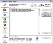 SmartFix Security Centre 2006