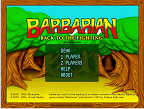 Barbarian: back to the fighting Game