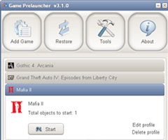Game Prelauncher