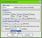 Internet Parental Control - Aye Parental Control screen shot 2